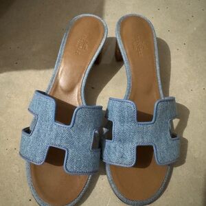 Hermes Oasis sandal Demin